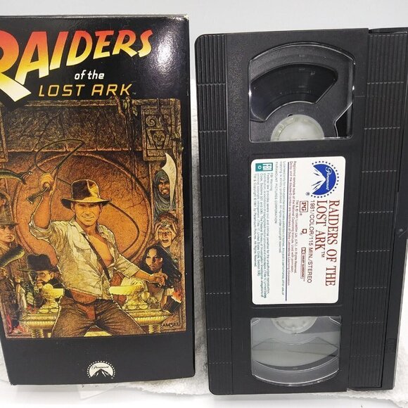 LOT of 3 Indiana Jones VHS Movie Trilogy - Raiders, Temple of Doom, Last Crusade - Picture 6 of 12